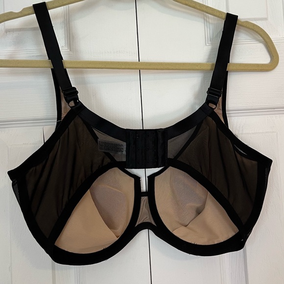 Black Sheer Underwire Bra NWT - Picture 2 of 3